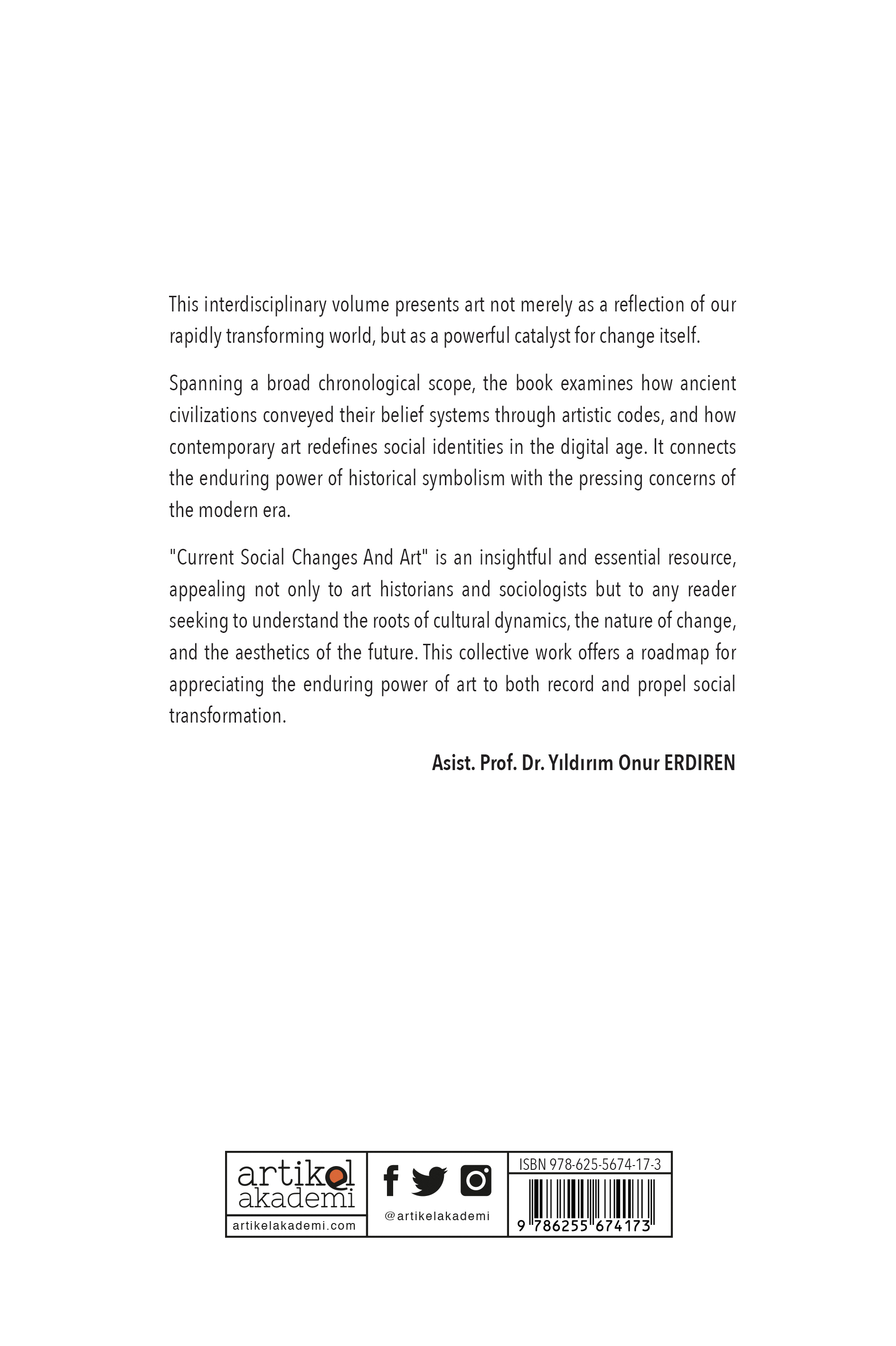 CURRENT SOCIAL CHANGES AND ART