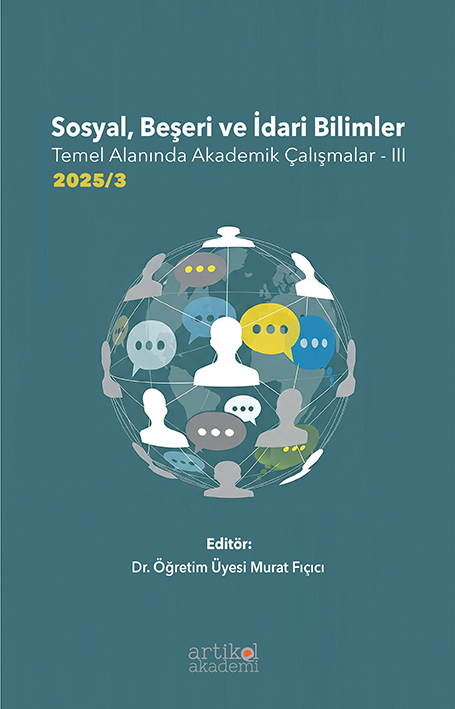 Sosyal, Beşeri ve İdari Bilimler Temel Alanında Akademik Çalışmalar - III (2025 /3)